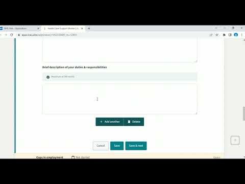 NHS application hints and tips
