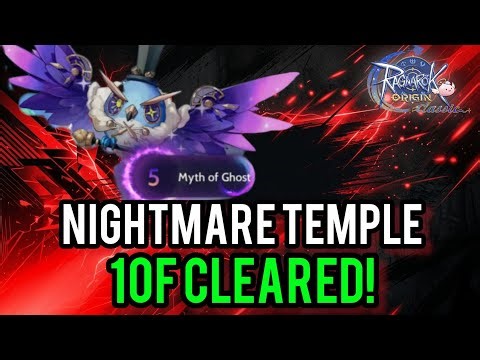 Nightmare Temple 10F CLEAR! 🔥 High Priest + Bard/Gypsy OP Support Run | Ragnarok Origin Classic