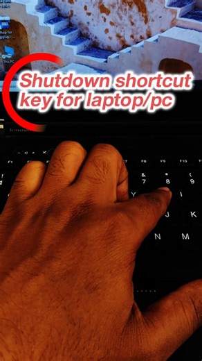 laptop shutdown shortcut key || how to power off #viral #pc #shorts#hack #anime #phonk #phonkmusic