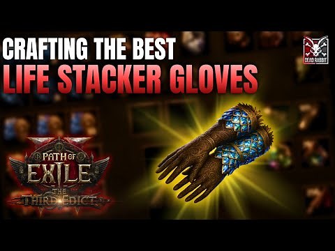 Crafting the best Life Stacking Caster Gloves (feat. Raek) - Full Crafting Guide - Path of Exile 2