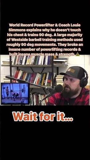 Westside Barbell & Louie Simmons Trains Like us with Bench Press & Many Other 90 Degree Exercises