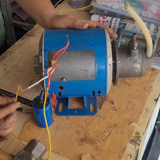 Air Compressor Motor Winding//