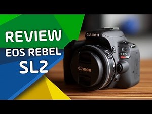 Review Canon EOS REBEL SL2 + Teste de foto e vídeo (PORTUGUÊS)
