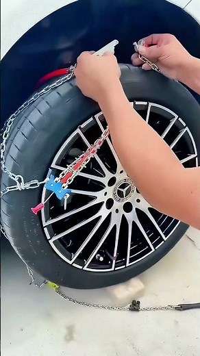 Mercedes Snow Chain Installation Tutorial!