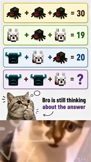 Minecraft Math Puzzle 🤯 Only Real Players Can Solve This! #shorts