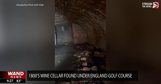 1800s wine cellar found under England golf course
