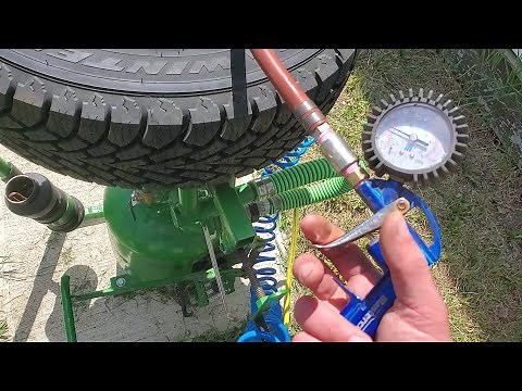 building a manual tire changer from a propane bottle
