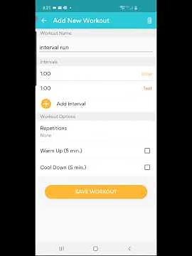 𝗛𝗼𝘄 𝗧𝗼 Create Intervals 𝗼𝗻 Runkeeper | 𝗧𝘂𝘁𝗼𝗿𝗶𝗮𝗹 #shorts