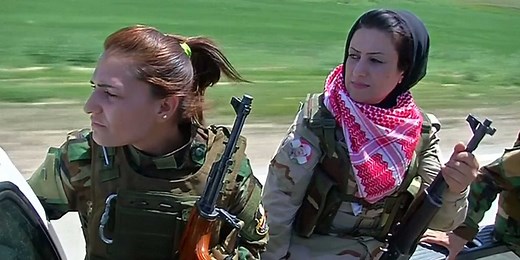Female soldiers have created a 30-woman unit to fight ISIS in Iraq