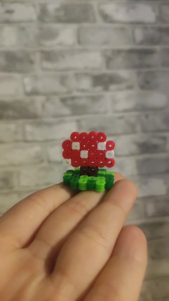 zaczynamy serię Minecraft było ciasto to teraz grzyb🍄#pysslatutorial #minecraft #tutorial #dlaciebie #500 #dc #pyssla #grzyb