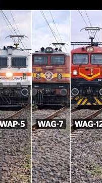 WAP 5 /WAP 7 engine/WAG 9/WAG 12/type of all train engine/what is meaning of WAP/ WAG #wap7 #wag12