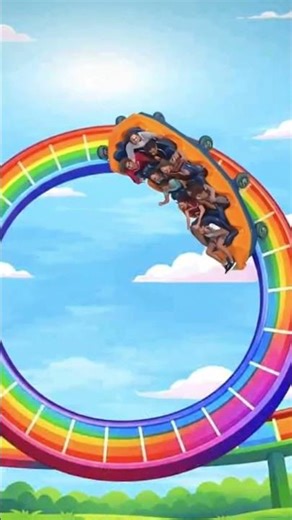 Constant speed ≠ zero acceleration 😳 This is why roller coasters feel thrilling 🎢⚡