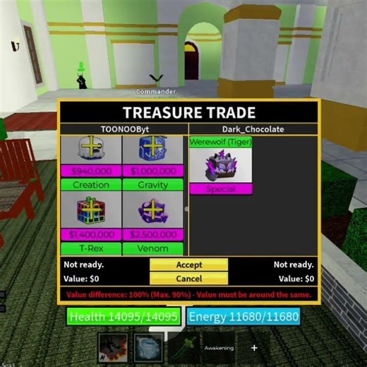 got a free werewolf #roblox #viral #robloxedit #bloxfurit #trade