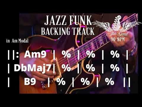 Backing Track Jazz Funk in Am9 Modal
