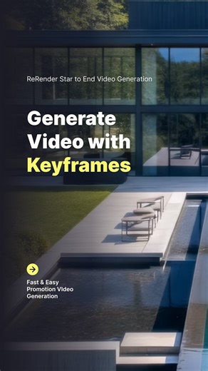 ReRender | Ever wondered how AI can transform a static building render into a cinematic animation? In this video, we dive into the start and end frame... | Instagram