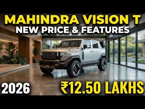 New Mahindra Vision T 2026 🔥 5 Features That Look Like the Future!