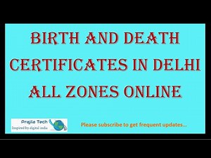 Search | Apply | Download Birth | Death Certificates In Delhi Municipal Corporation MCD Online 2022