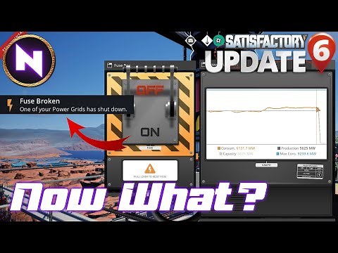 FUSE BROKEN! How To Recover From Power Problems | 11 | Satisfactory Update 6