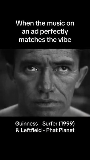 Watching this ad motivated me to do one of three things back in 1999: 1. Take up surfing. 2. Start drinking Guinness. 3. Start listening to Leftfield. I chose number 3! 😄 Surfer was an advertising campaign launched in 1999 by Diageo to promote Guinness draught stout in the UK. The TV commercial, originally 60 seconds long, centred on a Polynesian surfer successfully taking on a gigantic wave. Shot in Hawaii over a 9 day period and directed by Jonathan Glazer, it went on to win more awards than 