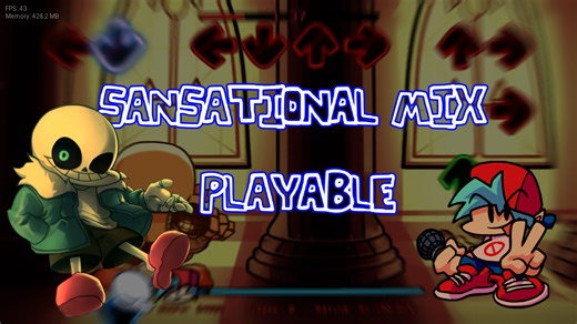 FNF/UT Sansational Mix ［光流补帧］