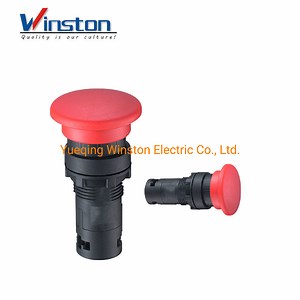 [Hot Item] Mushroom Push Button Push Button Switch Self-Reset 22mm 2contact