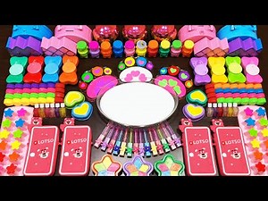 COLOR Slime !!! Mixing Random Things into GLOSSY Slime 🌻🌻🌻Satisfying LaLa Slime #464