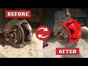 How to Spray Paint Brake Calipers (DIY Tutorial)!