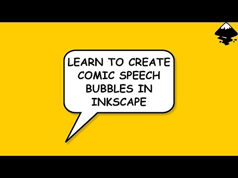 How to create comic speech bubbles in Inkscape