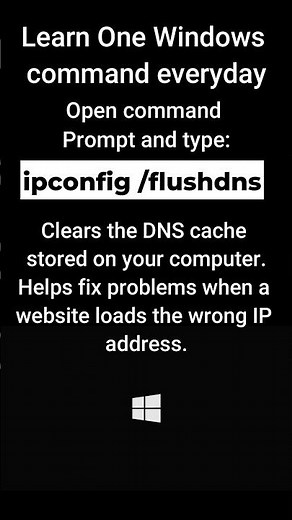 ipconfig /flushdns Explained | #shorts | #computer