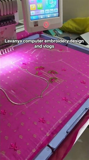 latest computer embroidery designs lotus, pink clr blouse designs