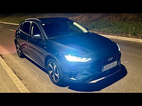 New FORD FOCUS 2023 - base LED lights test & demonstration in the dark