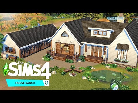 BUILDING A RANCH & HORSE STABLES 🐴 | Sims 4 Horse Ranch