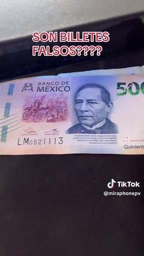 Cómo identificar billetes falsos de 200 y 500 pesos