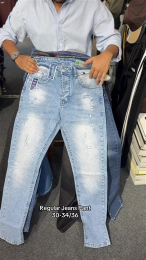 Stylish Regular Jeans Pants Available in Sizes 30-34/36