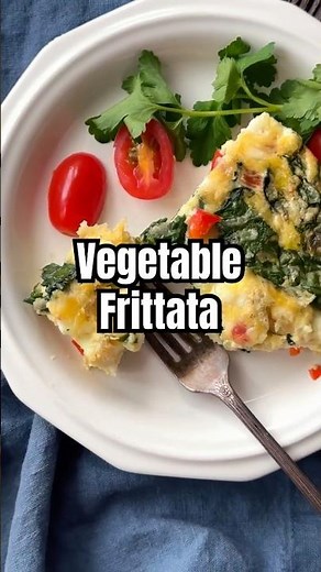 Easy Vegetable Frittata 🍳✨ | Perfect for Breakfast, Lunch & Dinner!