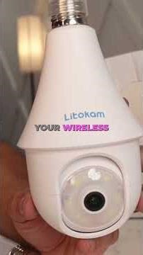 LitoCam Lightbulb Camera: Secretly Secure Your Room Tonight! #LINKINBIO