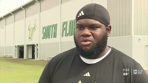 Three's company for USF's offensive line