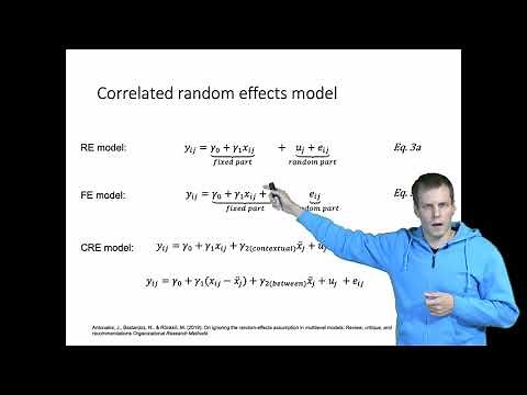 Correlated random effects models
