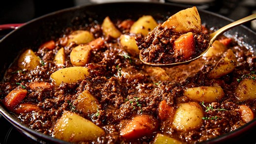 Easy Ground Beef and Potato Stew