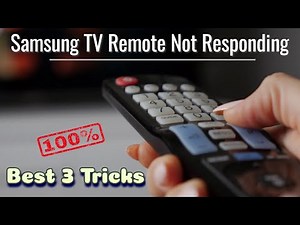 Samsung Smart TV Remote Not Working | TV Not Responding To Remote Control : Top 3 Methods To Fix It