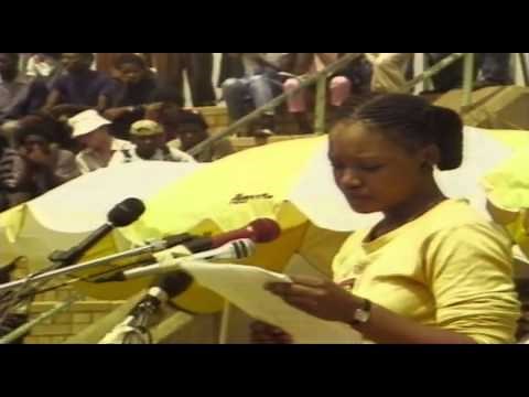 Zindzi Mandela reads her father’s rejection to PW Both in 1985
