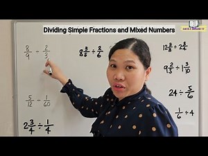 Dividing Simple Fractions and Mixed Numbers Tagalog