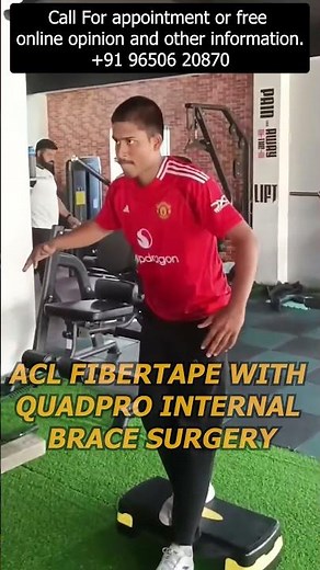 ACL Fibertape with QuadPro Internal Brace: Full Recovery Journey