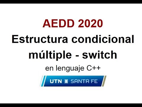 Estructuras Selección Múltiple en C++
