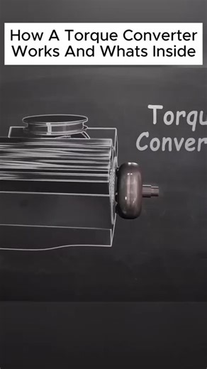 Engine Building car_02 on Instagram: "How a torque converter works—and what’s inside 🔧⚙️ A deep dive into the heart of an automatic transmission. From the impeller and turbine to the stator and fluid flow, this explains how power is transferred, multiplied, and smoothed between the engine and gearbox. Simple concepts, smart engineering, and pure mechanical logic in motion. #TorqueConverter #AutomaticTransmission #HowItWorks #Mechanical #Engineering Automotive CarTech Drivetrain PowerTransfer Wo