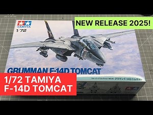 Tamiya 1/72 F-14D Tomcat 60795: A look inside the box **NEW RELEASE**