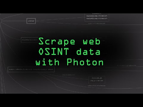 Use Photon Scanner to Scrape Web OSINT Data [Tutorial]