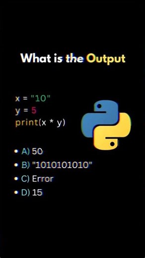 ⚡Daily Python Challenge⚡ Comment your answer now ⬇️ — fastest coder gets pinned 🏆#python #shorts
