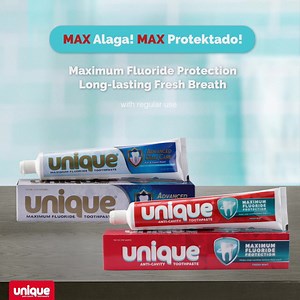 Whatever it is you're looking for in a toothpaste, Unique has it! 👌 Get long-lasting fresh breath and maximum fluoride protection with UNIQUE toothpaste! Shop now at supermarkets and grocery stores near you or add to cart here: https://bit.ly/3Ira7bb 🛒 | Unique Toothpaste