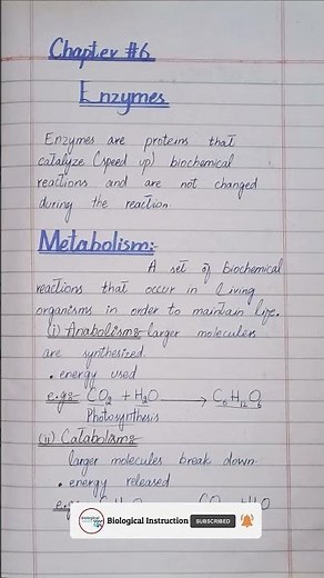 Understanding Enzymes in Biology Class 9: Active Site & Definitions | Chapter 6 Explanation